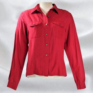 Tristan & Iseut Red Shirt in Size Medium